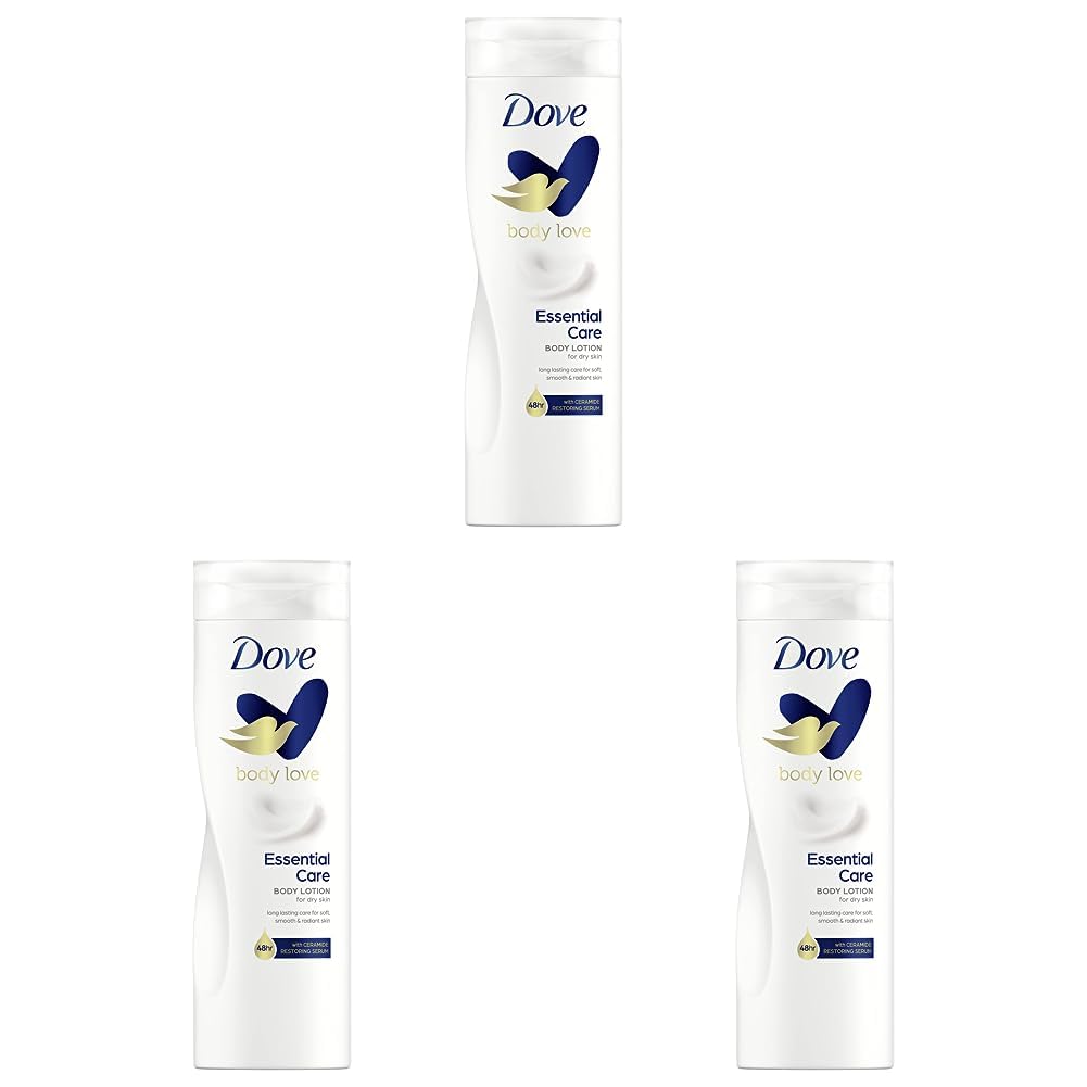 Dove Body Love Essential Care Body Lotion enrich & hydrate from the first use moisturiser for nourished skin 400 ml