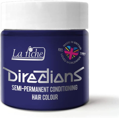 La Riche Directions Semi-Permanent Hair Color 100ml Tub - Atlantic Blue
