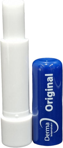 Derma V10 Trio Pack 1 of Each Lip balm Peach Watermelon Berry AND 1 Original Derma intensive with Vitamin E Lip Balm 4.8g