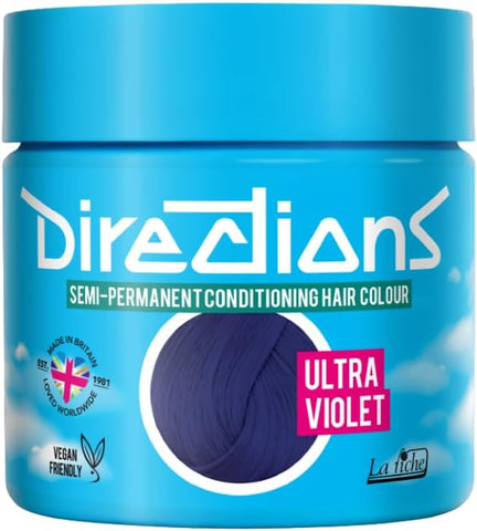 La Riche Directions Semi-Permanent Hair Color 100ml Tub - Atlantic Blue