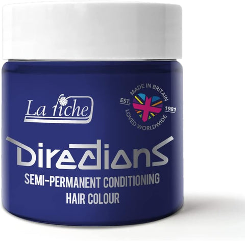 La Riche Directions Semi-Permanent Hair Color 100ml Tub - Atlantic Blue