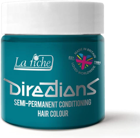 La Riche Directions Semi-Permanent Hair Color 100ml Tub - Atlantic Blue