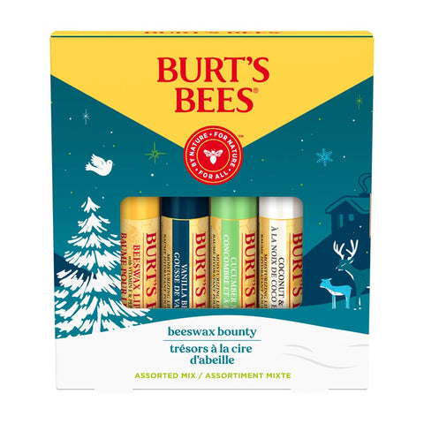 Burt's Bees Moisturising Lip Balm, Salted Caramel Flavour, With Beeswax and Vitamin E, Limited Edition Christmas Flavour, 4.25g