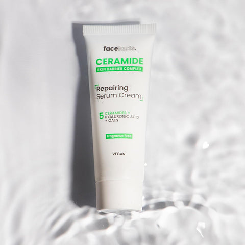 Ceramide Soothe & Protect Gift Set | Soothing Sheet Mask, Moisturising Gel Cream 50ml, Replenishing Eye Cream 15ml & Repairing Serum 30ml 5 Ceramides, Hyaluronic Acid and Oats