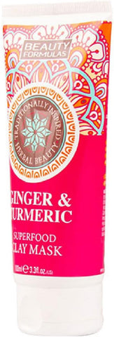 Beauty Formulas Ginger & Turmeric Superfood Clay Mask