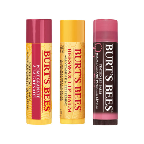 Burt's Bees Moisturising Lip Balm, Salted Caramel Flavour, With Beeswax and Vitamin E, Limited Edition Christmas Flavour, 4.25g