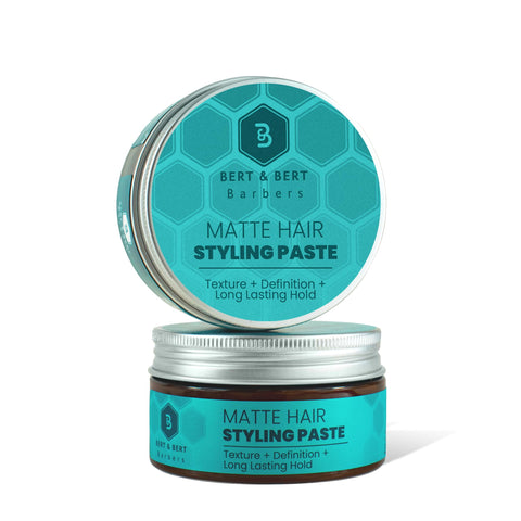 Face Facts Bert Bert Barbers Matte Hair Styling Paste, texture and definition, long lasting hold, matte finish, 100g