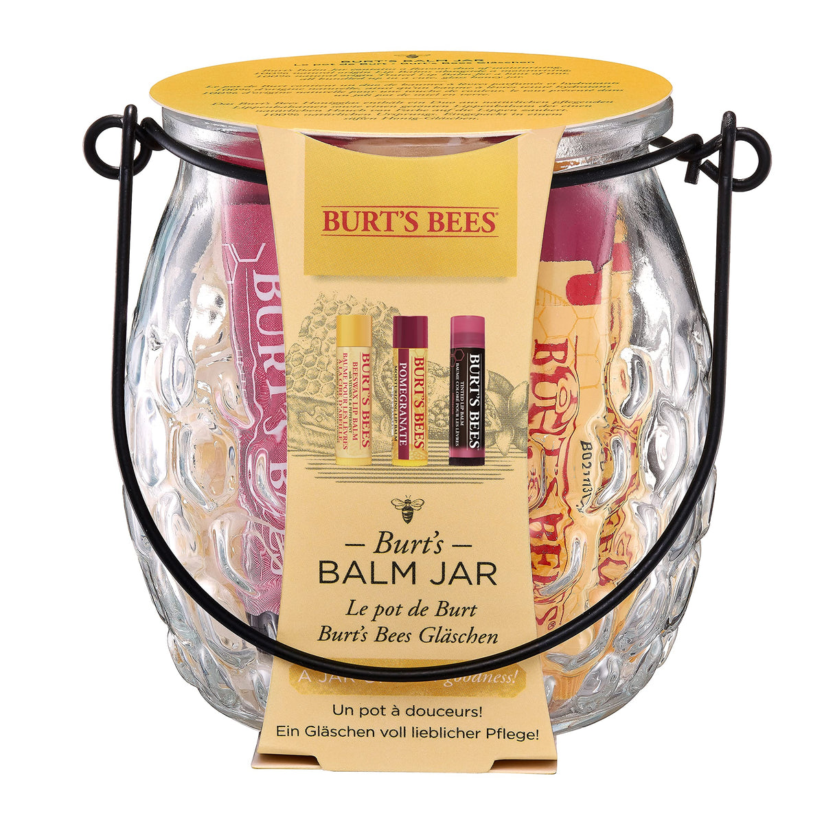 Burt's Bees Moisturising Lip Balm, Salted Caramel Flavour, With Beeswax and Vitamin E, Limited Edition Christmas Flavour, 4.25g